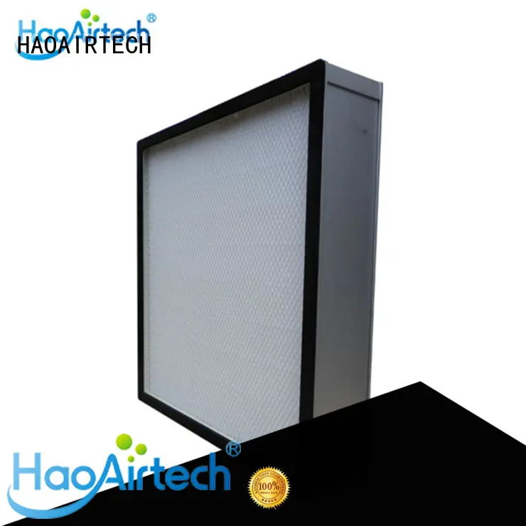 HAOAIRTECH air filter hepa with al clapboard for dust colletor hospital 1