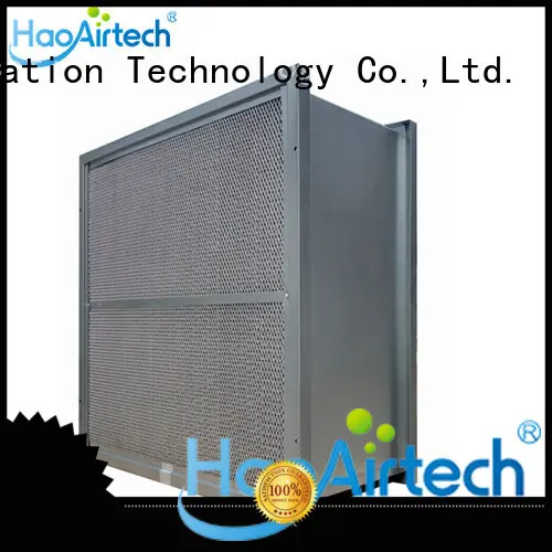 HAOAIRTECH knife edge h14 hepa filter with al clapboard for electronic industry 1