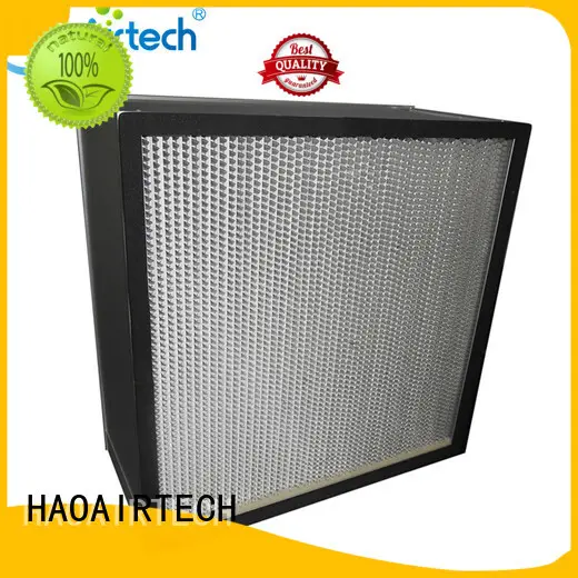 HAOAIRTECH absolute air filter hepa with flanger for dust colletor hospital 1