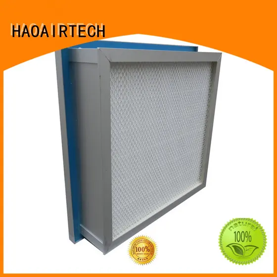 disposable h14 hepa filter with one side gasket for electronic industry 1