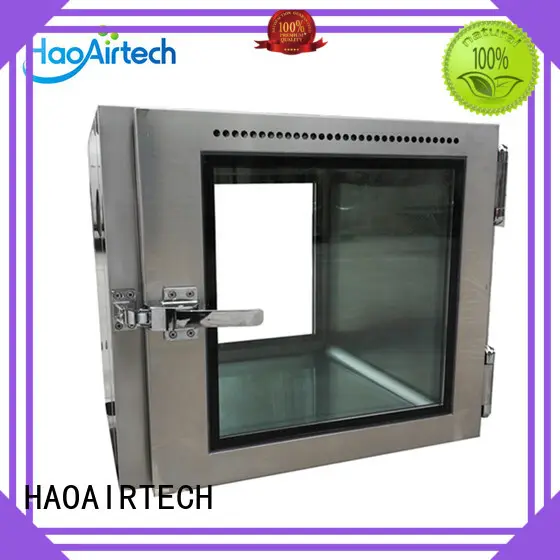 HAOAIRTECH electronic pass through box with laminar air flow for electronics factory 1