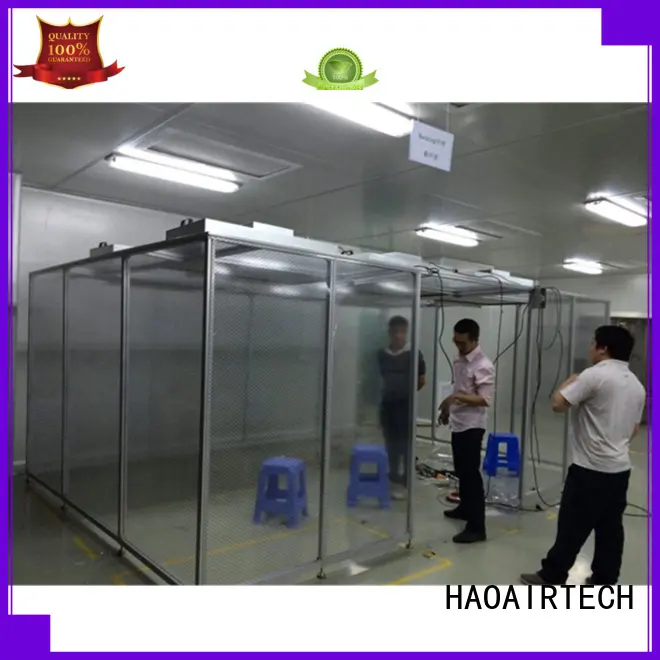 HAOAIRTECH clean room manufacturers with antistatic vinyl curtain online 1