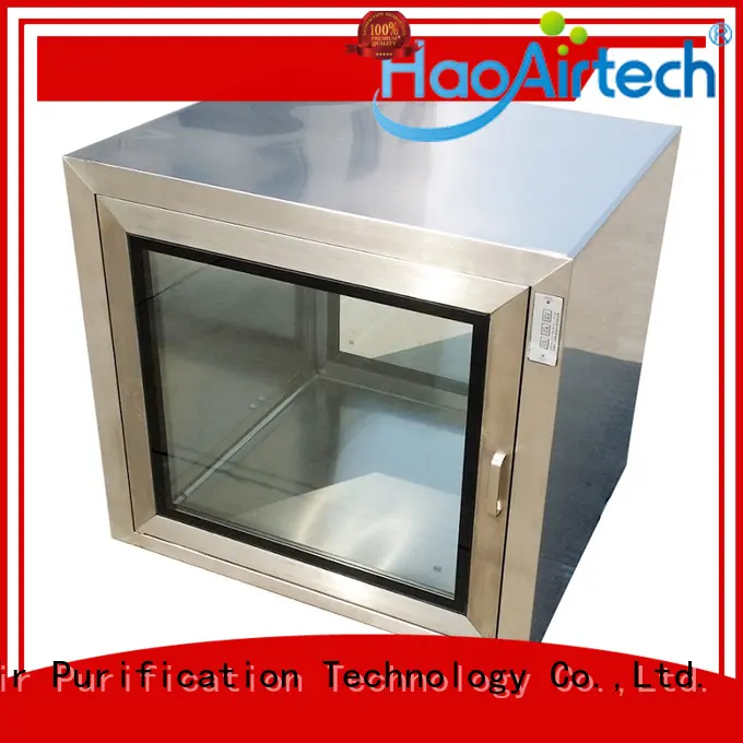 HAOAIRTECH pass box manufacturers with arc design gmp standard for cargo 1