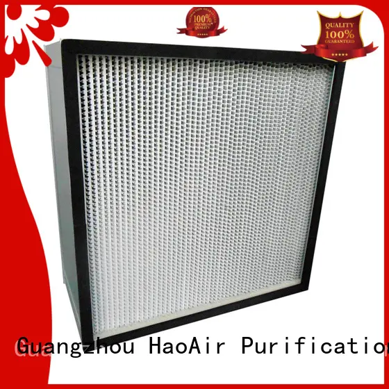 HAOAIRTECH hepa air filter with flanger for dust colletor hospital 1