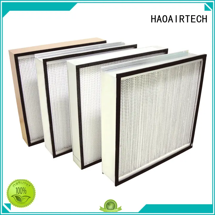 gel seal hepa air filter with big air volume for electronic industry 1