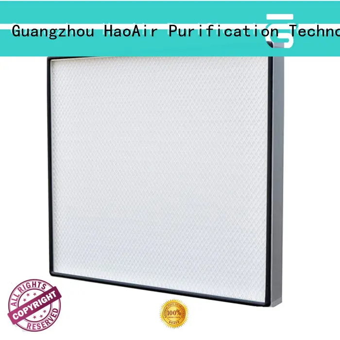 HAOAIRTECH h13 hepa filter with dop port for air cleaner 1