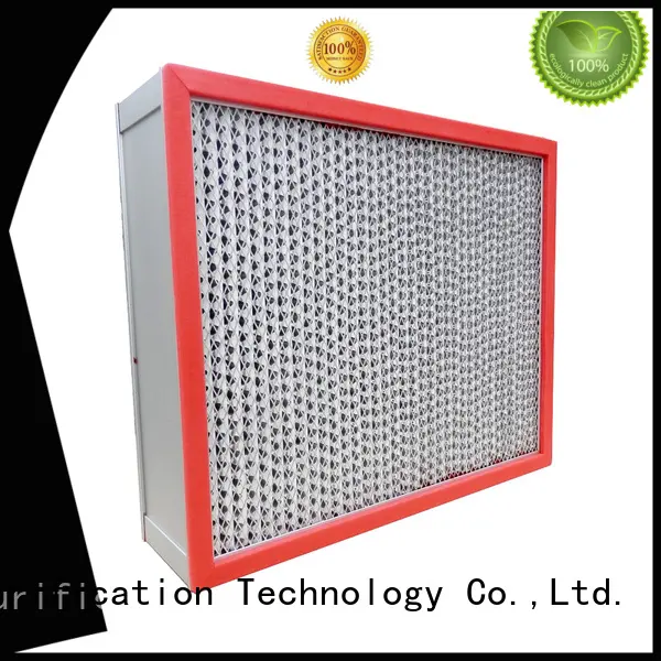 HAOAIRTECH high temperature filter with alu frame for filtration pharmaceutical factory 1