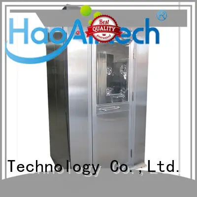 sus air shower design with automatic swing door for ten person 1