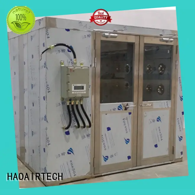 HAOAIRTECH air shower design with three side blowing for oil refinery 1