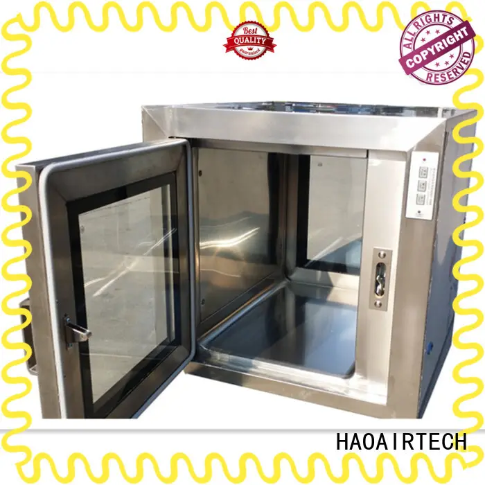 customizable cleanroom pass box with arc design gmp standard for hvac system 1