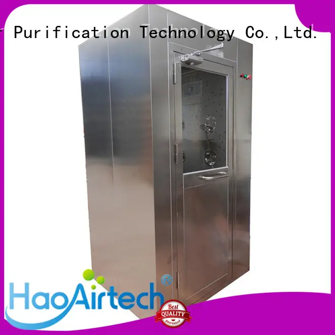 HAOAIRTECH air shower with automatic swing door for large scale semiconductor factory 1