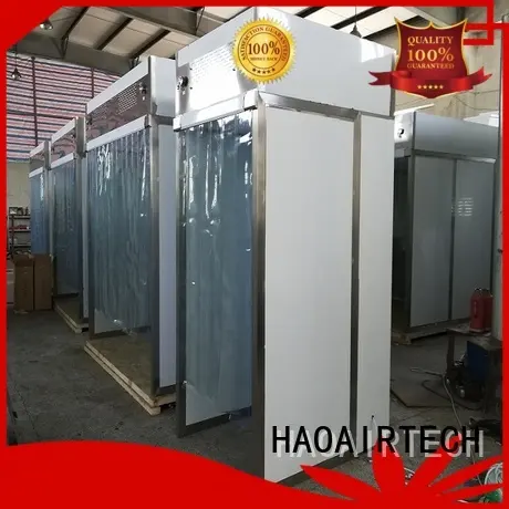 HAOAIRTECH down flow containment downflow booth with lcd touchable screen display for dust pollution control 1