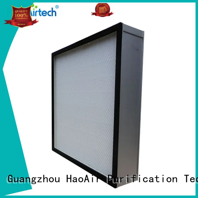 replaceable h12 hepa filter with flanger for air cleaner 1
