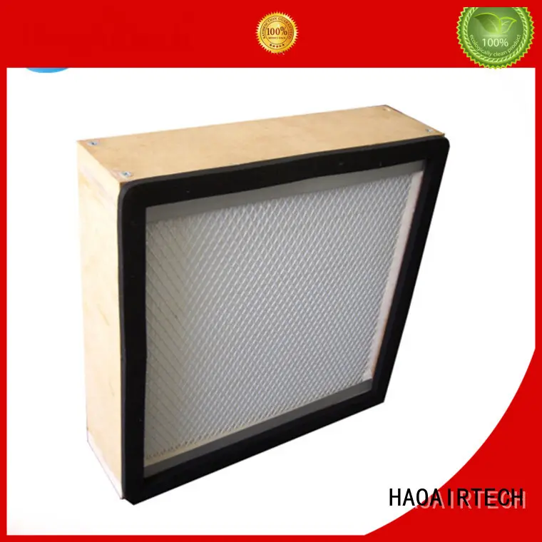 HAOAIRTECH absolute ulpa air filter with dop port for electronic industry 1