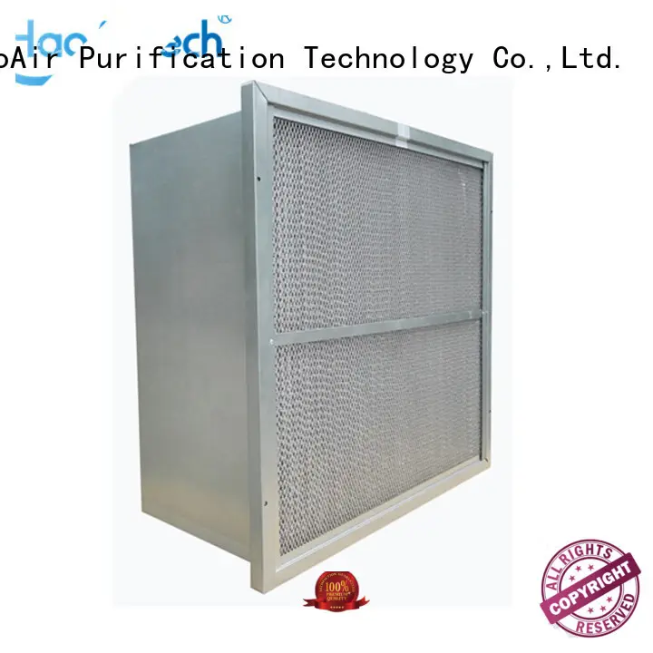 gel seal custom hepa filter with al clapboard for dust colletor hospital 1