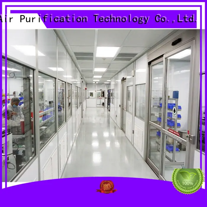 HAOAIRTECH capsule softwall hardwall cleanroom vertical laminar flow booth for semiconductor factory 1