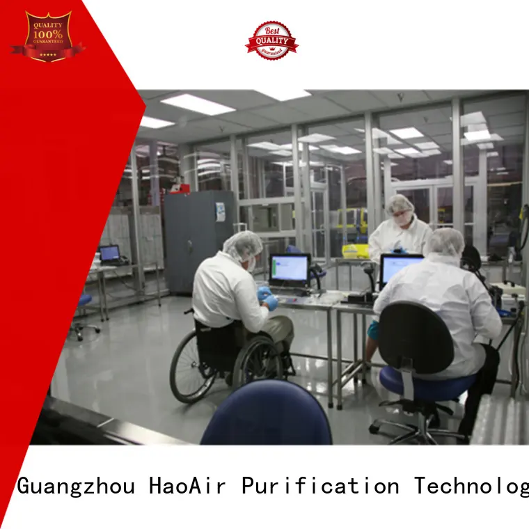 HAOAIRTECH clean room construction vertical laminar flow booth for semiconductor factory 1
