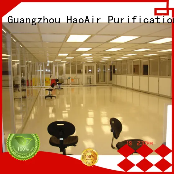 HAOAIRTECH non standard clean room manufacturers with ffu for semiconductor factory 1