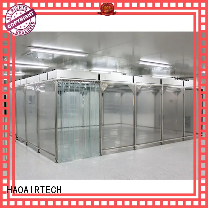 HAOAIRTECH simple portable clean room with ffu online 1