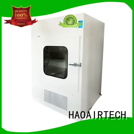 negative pressure pass box clean room with conveyor line for electronics factory 1