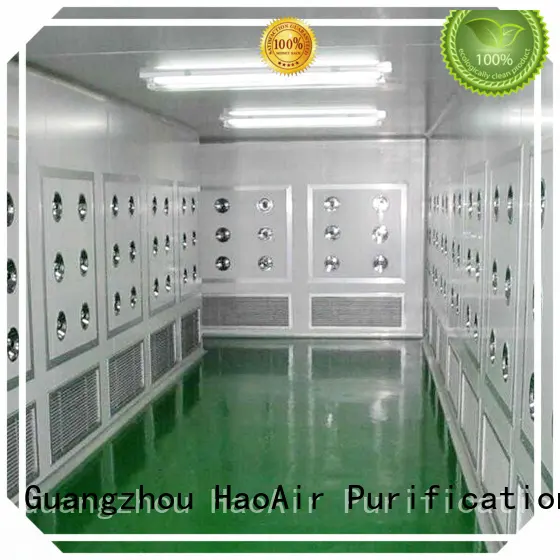 HAOAIRTECH anti static air shower price with three side blowing for oil refinery 1