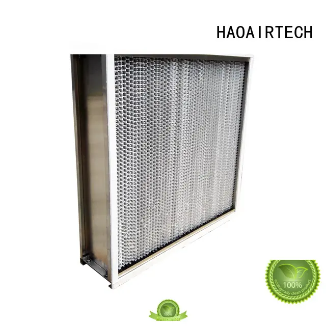 HAOAIRTECH high temperature air filter with large air volume for filtration pharmaceutical factory 1