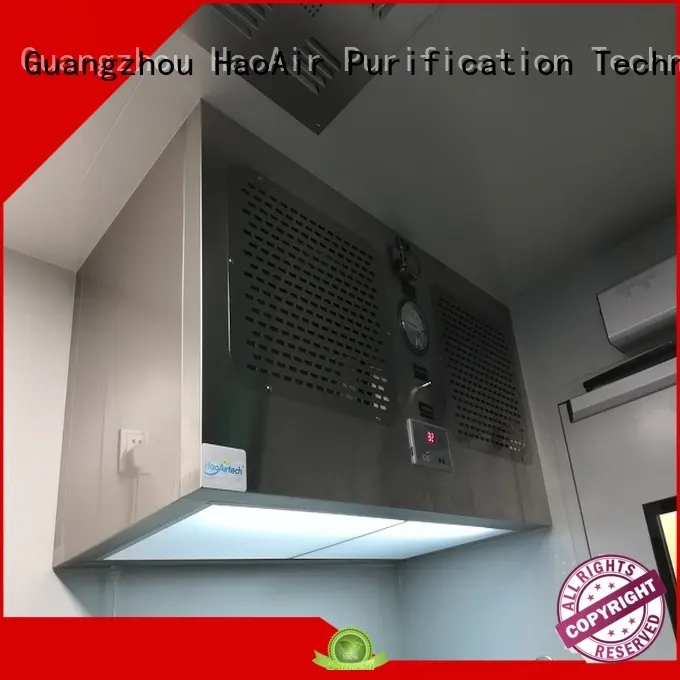 HAOAIRTECH laboratory portable laminar flow hood for optoelectronic industry 1