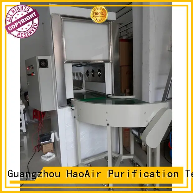 HAOAIRTECH pass box manufacturers with arc design gmp standard for cargo1 1
