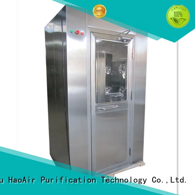 fast rolling air shower system with stainless steel for pallet cargo 1