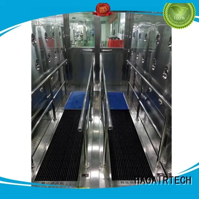 HAOAIRTECH cleanroom shoes shoe sole cleaner machine manufacturer for high purification rank 1