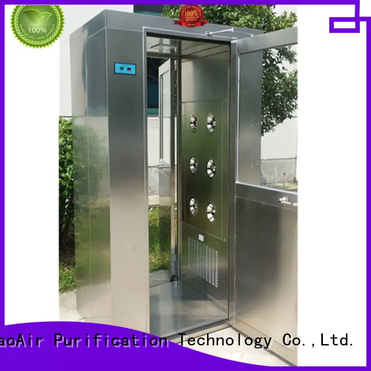 HAOAIRTECH air shower price with automatic swing door for pallet cargo2 1