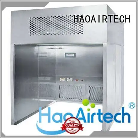 HAOAIRTECH sampling booth with lcd touchable screen display for pharmacon1 1