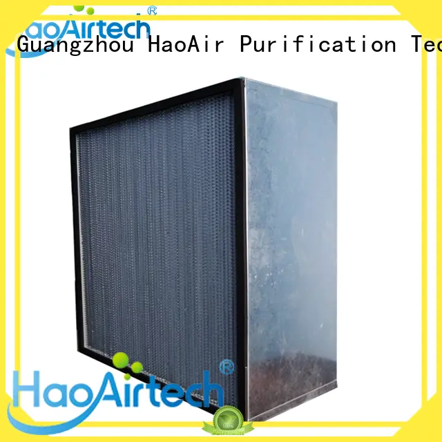 HAOAIRTECH custom hepa filter with dop port for dust colletor hospital 1