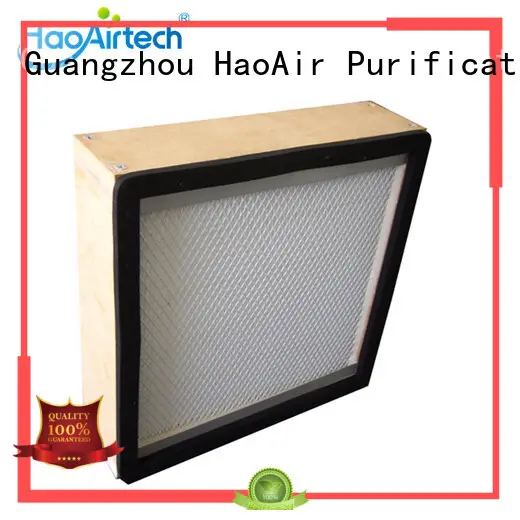 HAOAIRTECH ulpa h12 hepa filter with one side gasket for dust colletor hospital 1