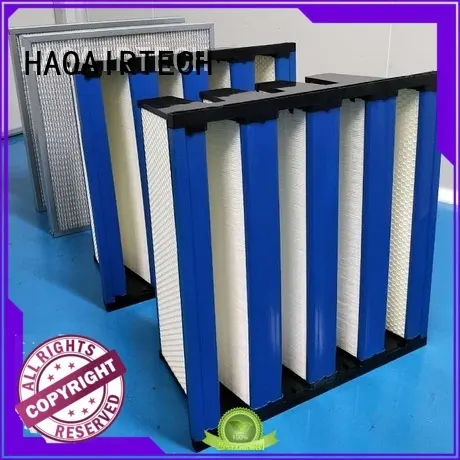 HAOAIRTECH mini pleats hepa filter h12 with flanger for dust colletor hospital 1