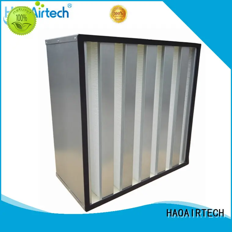 replaceable h12 hepa filter with al clapboard for electronic industry 1