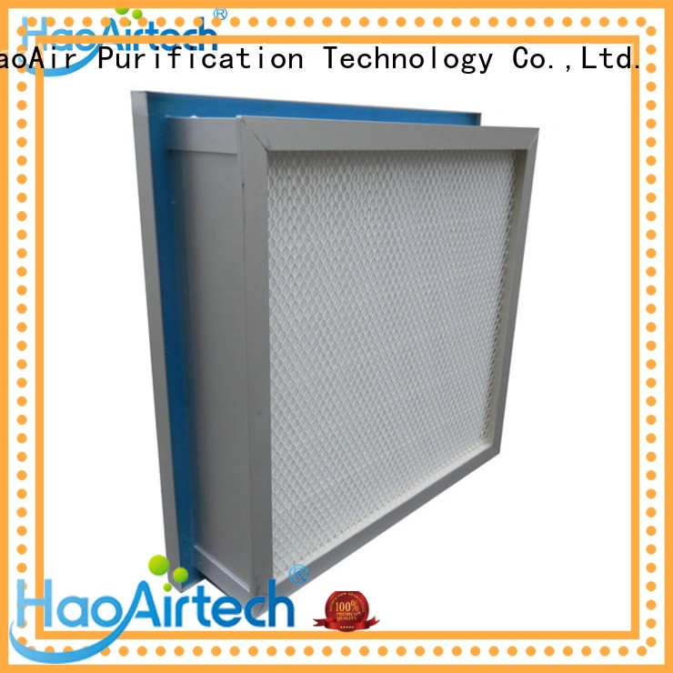 HAOAIRTECH absolute hepa filter h14 with big air volume for electronic industry 1