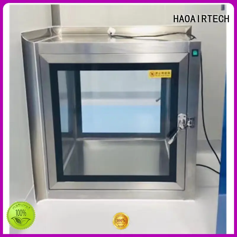 HAOAIRTECH pass box manufacturers embedded lamps for hospital 1