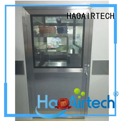 HAOAIRTECH negative pressure cleanroom pass box with baked painting for hvac system 1