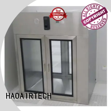 HAOAIRTECH coldrolled steel pass through box with baked painting for cargo 1