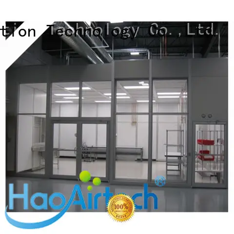 HAOAIRTECH capsule softwall modular clean room price with ffu for semiconductor factory 1