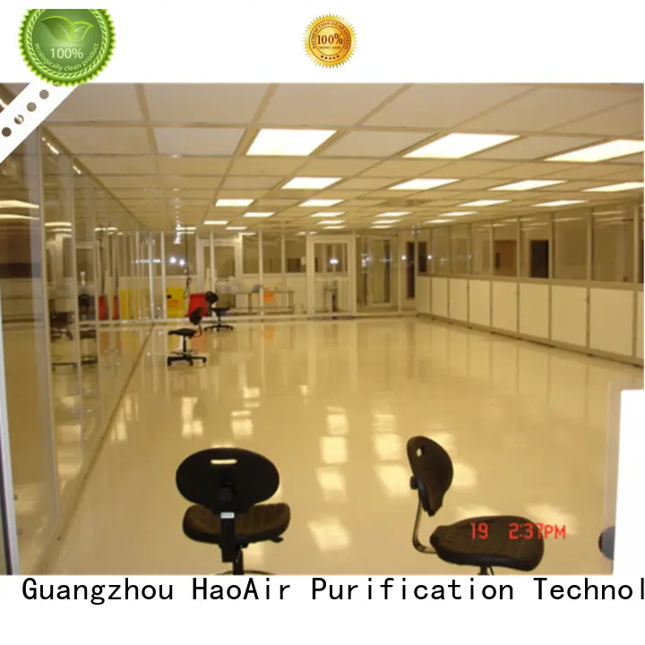 simple clean room construction with antistatic vinyl curtain for semiconductor factory 1