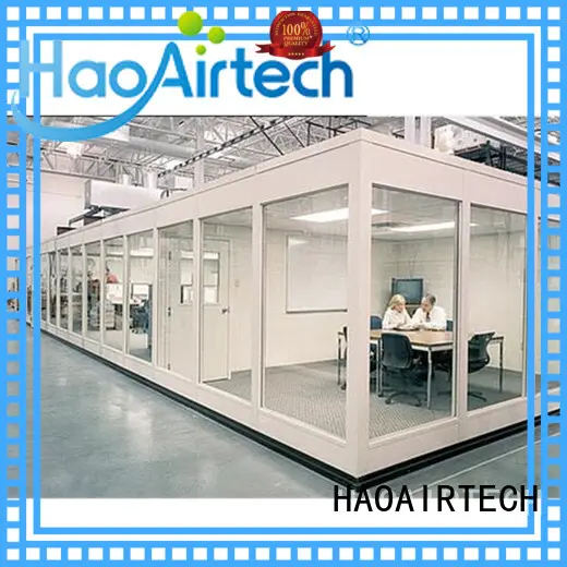 simple modular clean room price with ffu online 1