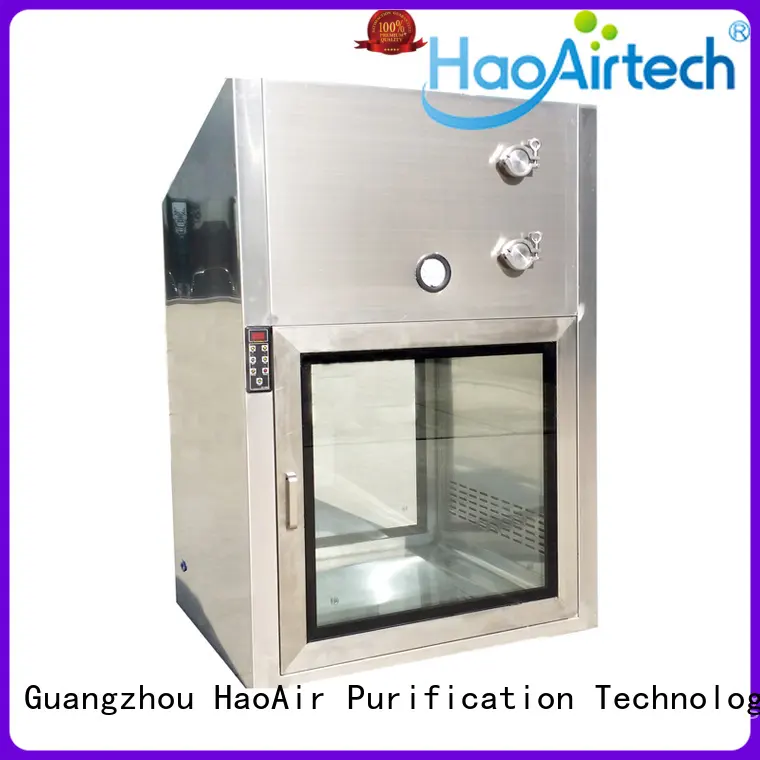 HAOAIRTECH pass box manufacturers with arc design gmp standard for hvac system 1