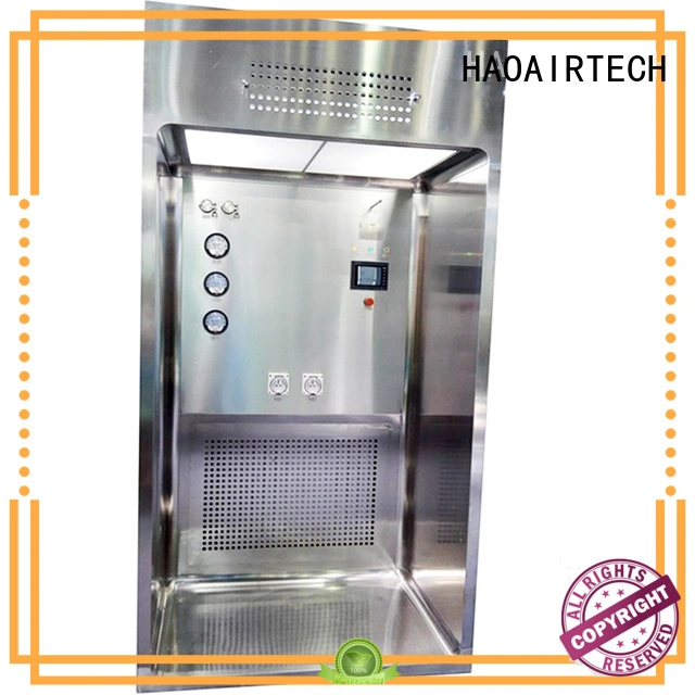 HAOAIRTECH powder dispensing booth with lcd touchable screen display for pharmacon 1