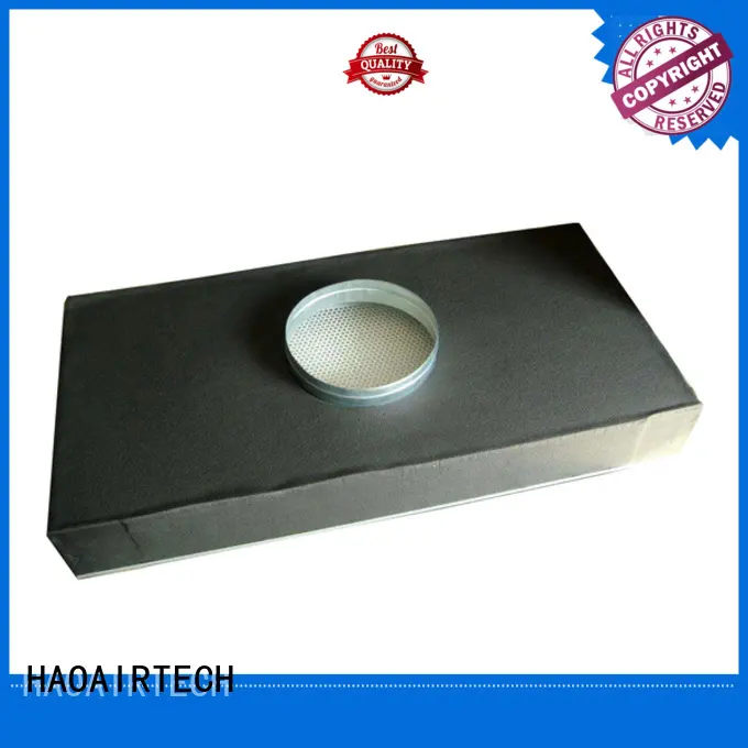 HAOAIRTECH custom hepa filter with al clapboard for electronic industry 1