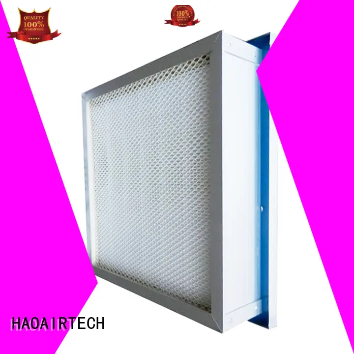 HAOAIRTECH mini pleats vacuum cleaner hepa filter with big air volume for dust colletor hospital 1