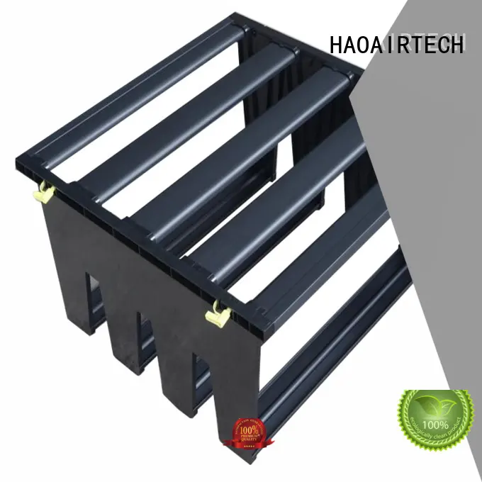 HAOAIRTECH Air filter media manufacturer for the v type hepa air filter 1