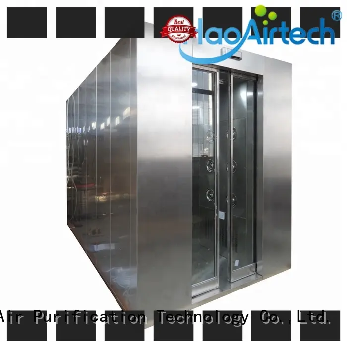 HAOAIRTECH goods air shower design with top side air flow for pallet cargo 1