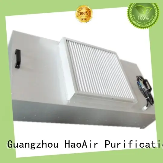 HAOAIRTECH high efficiency filter fan unit with internal fan for clean room cell 1